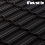 Metrotile Classic coal black metāla dakstiņi | kompozītdakstiņi