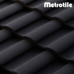 Metrotile Roman coal black metāla dakstiņi | kompozītdakstiņi