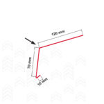 Lāsenis, alumīnija, 2 m - Image 2