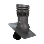 Ventilācijas izvads E04E, D125, ar elektrisko ventilatoru Eco, Standard EVO