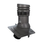 Ventilācijas izvads E23S+, D150, ar elektrisko ventilatoru Standard+, Uniwersal EVO