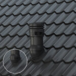 Ventilācijas izvads E31E, D150, ar elektrisko ventilatoru Eco, Perfekta EVO - Image 2