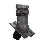 Ventilācijas izvads E36E, D125, ar elektrisko ventilatoru Eco, Tile EVO